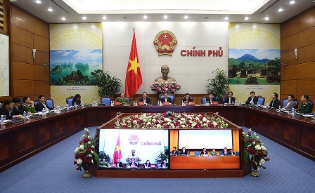 Hội nghị tại điểm cầu Chính phủ