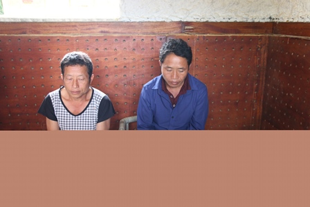 2 đối tượng là Thào A Vềnh, 47 tuổi và Cư Seo Quán, 43 tuổi