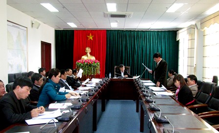 Quang cảnh buổi họp