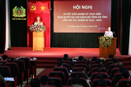 Đồng chí Đỗ Ngọc An - Phó Bí thư Tỉnh ủy, Chủ tịch UBND tỉnh phát biểu chỉ đạo tại Hội nghị
