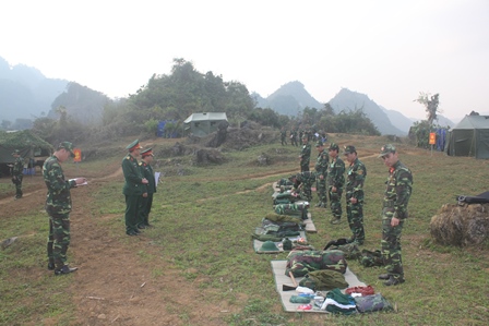 Kiểm tra quân tư trang cá nhân