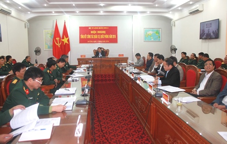 Hội nghị tại điểm cầu Bộ CHQS tỉnh