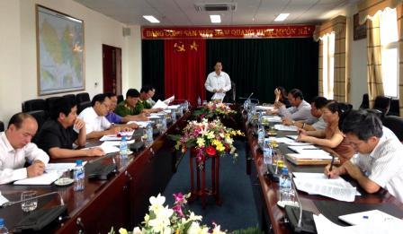 Đồng chí Vũ Văn Hoàn, Phó Bí thư Tỉnh ủy, Trưởng ban Pháp chế HĐND tỉnh chủ trì kết luận giám sát