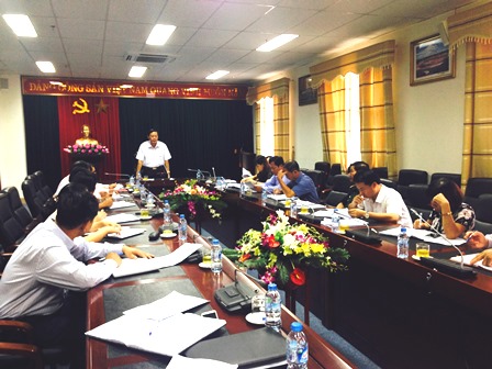 Đồng chí Vũ Văn Hoàn, Phó bí thư Tinh ủy, Trưởng ban Pháp chế HĐND tỉnh kết luận giám sát