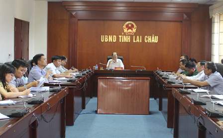 Quang cảnh Hội nghị tại điểm cầu tỉnh ta