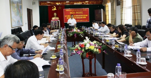               Đồng chí Chu Lê Chinh - Ủy viên BTV Tỉnh ủy, Phó Đoàn ĐBQH tỉnh chủ trì Hội nghị