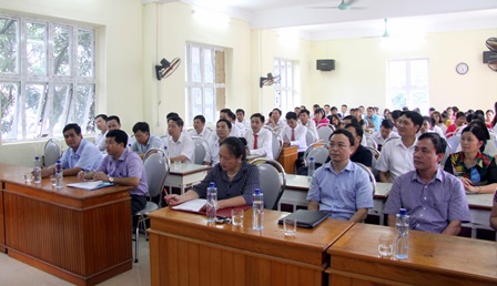 Khai giảng lớp Trung cấp lý luận CT-HC khóa 10 huyện Than Uyên