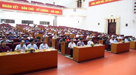 Quang cảnh Lễ khai giảng