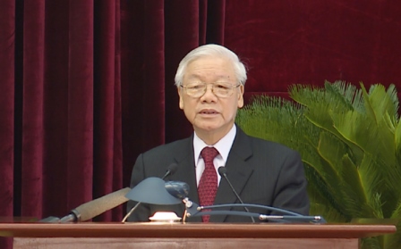 Tổng Bí thư Nguyễn Phú Trọng phát biểu bế mạc Hội nghị Trung ương 8 khóa XII