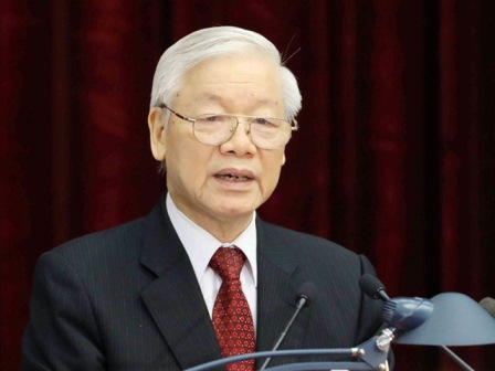ổng Bí thư Nguyễn Phú Trọng được Trung ương tín nhiệm giới thiệu để Quốc hội bầu Chủ tịch nước