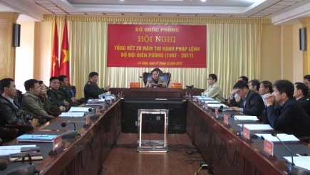 Các đại biểu dự Hội nghị tại điểm cầu Lai Châu