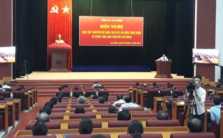 Hội nghị học tập Chuyên đề năm 2019 và 50 năm thực hiện Di chúc của Chủ tịch Hồ Chí Minh