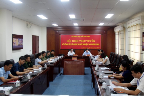 Quang cảnh Hội nghị tại điểm cầu Lai Châu