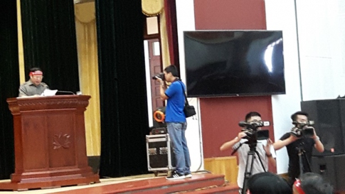 Các phóng viên luôn bám sát các sự kiện tuyên truyền, phản ánh kịp thời