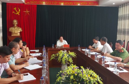 Đồng chí Tống Thanh Hải - UVBTV Tỉnh ủy, Phó Chủ tịch Thường trực UBND tỉnh kiểm tra tại huyện Mường Tè.
