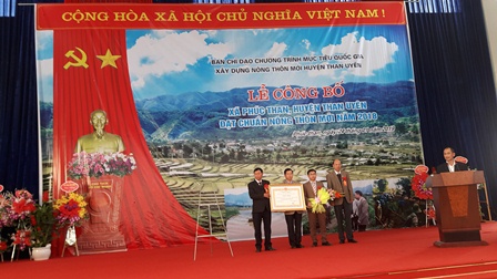 Lễ công bố Xã Phúc Than, huyện Than Uyên đạt chuẩn nông thôn mới