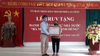 Lễ truy tặng danh hiệu vinh dự “Bà Mẹ Việt Nam anh hùng”