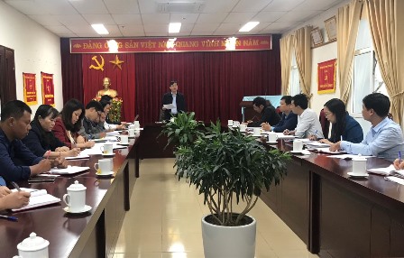 Đồng chí Lê Văn Lương - Phó Bí thư Thường trực Tỉnh ủy phát biểu kết luận buổi làm việc
