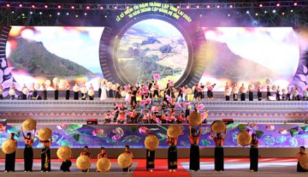 Chương trình văn nghệ tại Lễ kỷ niệm 110 năm thành lập tỉnh Lai Châu, 70 năm thành lập Đảng bộ tỉnh