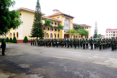 Bộ CHQS tỉnh quán triệt mệnh lệnh hành quân di chuyển ra khu căn cứ chiến đấu