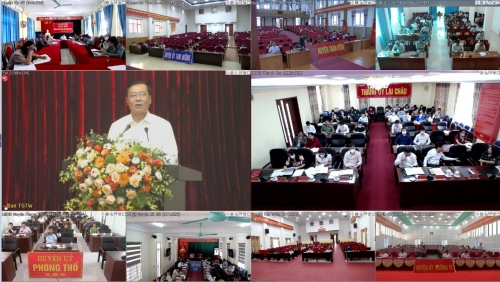 Một hội nghị báo cáo viên được tổ chức bằng hình thức trực tuyến