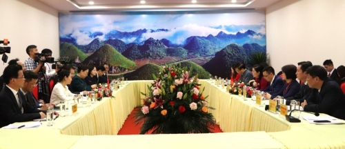Quang cảnh buổi hội kiến