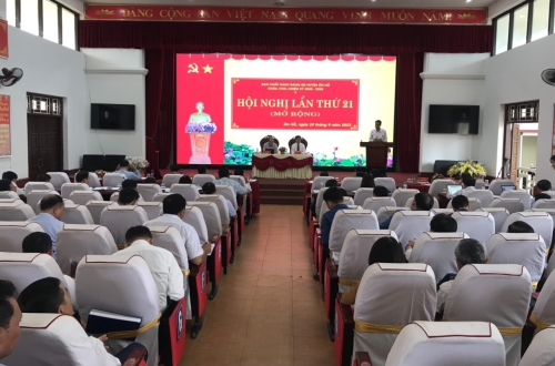 Hội nghị Ban Chấp hành Đảng bộ huyện Sìn Hồ lần thứ 21 nhiệm kỳ 2020 - 2025
