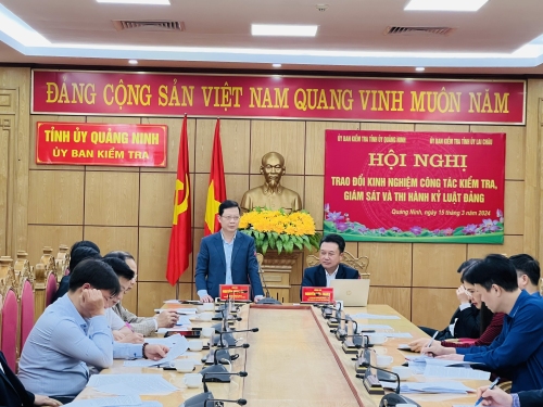 Quang cảnh buổi trao đổi kinh nghiệm tại tỉnh Quảng Ninh