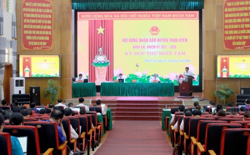 Kỳ họp thứ mười tám, HĐND huyện Than Uyên khóa XXI