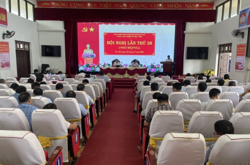 Hội nghị Ban Chấp hành Đảng bộ huyện Sìn Hồ lần thứ 28 (mở rộng)