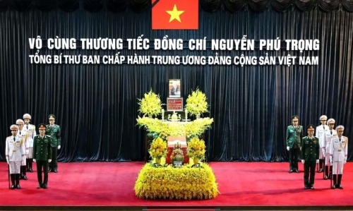 Lễ viếng, lễ truy điệu Tổng Bí thư Nguyễn Phú Trọng tại Nhà Tang lễ quốc gia