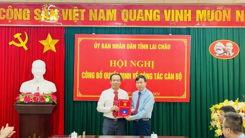 Hội nghị công bố quyết định về công tác cán bộ