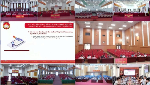 Hội nghị toàn quốc tập huấn về tổ chức và hoạt động của tổ chức đảng, chính quyền, Mặt trận Tổ quốc, các đoàn thể chính trị ở cấp xã mới