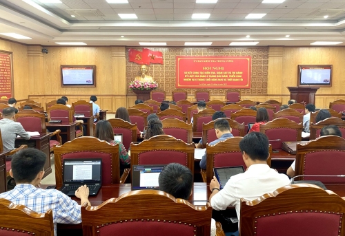 Sơ kết công tác kiểm tra, giám sát và thi hành kỷ luật của Đảng 6 tháng đầu năm, triển khai nhiệm vụ 6 tháng cuối năm 2025 và thời gian tới