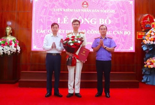 Viện kiểm sát nhân dân tối cao tổ chức Lễ công bố các quyết định về công tác cán bộ tại Lai Châu