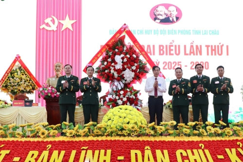 Đại hội đại biểu Đảng bộ Ban Chỉ huy Bộ đội Biên phòng tỉnh Lai Châu lần thứ I, nhiệm kỳ 2025 - 2030