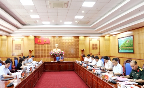 Ban Thường vụ Tỉnh ủy duyệt văn kiện Đại hội Đảng bộ Quân sự tỉnh