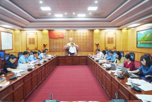 Hội nghị giao ban Khối Đảng tỉnh quý II năm 2025
