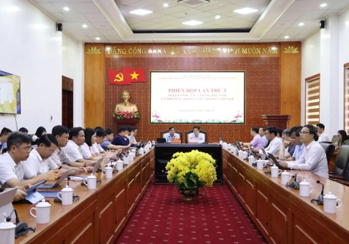 Quang cảnh Phiên họp tại điểm cầu tỉnh Lai Châu