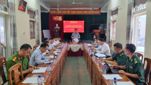 Đồng chí Trưởng Ban Nội chính Tỉnh ủy kiểm tra hoạt động của các xã theo mô hình chính quyền địa phương 2 cấp