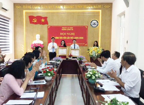 Trường Chính trị tỉnh: Hội nghị biểu dương điển hình tiên tiến lần thứ I, giai đoạn 2025-2030