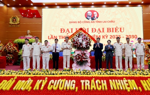 Đại hội đại biểu Đảng bộ Công an tỉnh lần thứ XVIII, nhiệm kỳ 2025 - 2030