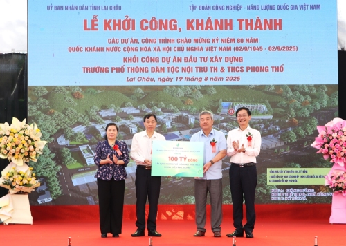 Lai Châu: Lễ Khởi công, khánh thành các Dự án, công trình chào mừng Kỷ niệm 80 năm Quốc khánh nước cộng hòa xã hội chủ nghĩ Việt Nam