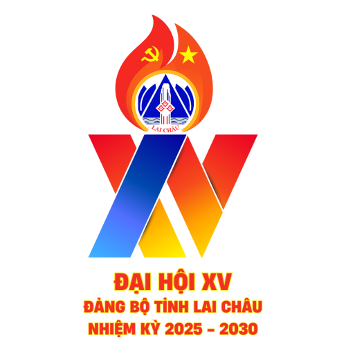 Logo Đại hội Đại biểu Đảng bộ tỉnh Lai Châu lần thứ XV, nhiệm kỳ 2025-2030