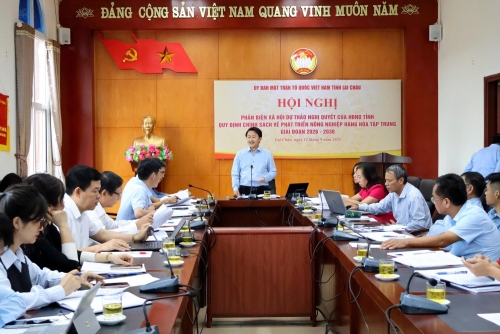 Hội nghị phản biện xã hội đối với dự thảo nghị quyết về phát triển nông nghiệp hàng hóa tập trung
