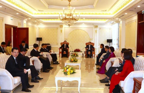 Quang cảnh buổi hội kiến