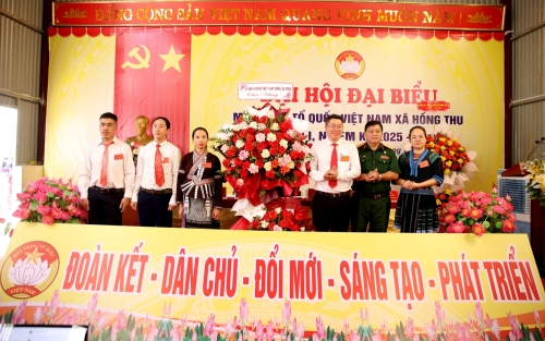 Đại hội đại biểu Mặt trận Tổ quốc Việt Nam xã Hồng Thu lần thứ I, nhiệm kỳ 2025-2030