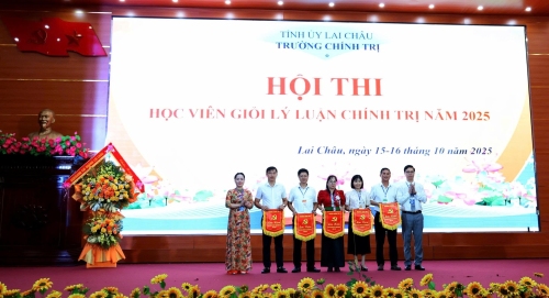 Khai mạc Hội thi Học viên giỏi lý luận chính trị năm 2025