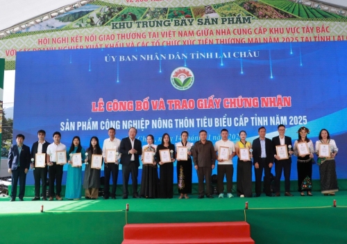 Khai mạc Ngày hội sản phẩm vùng đồng bào dân tộc thiểu số và miền núi phía Bắc tại tỉnh Lai Châu