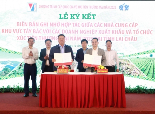 Kết nối giao thương tại Việt Nam giữa nhà cung cấp khu vực Tây Bắc với các doanh nghiệp xuất khẩu và xúc tiến thương mại năm 2025 tại tỉnh Lai Châu